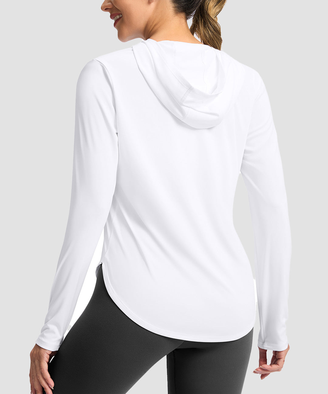 UV Protection Crew Neck Hoodie - Image 2
