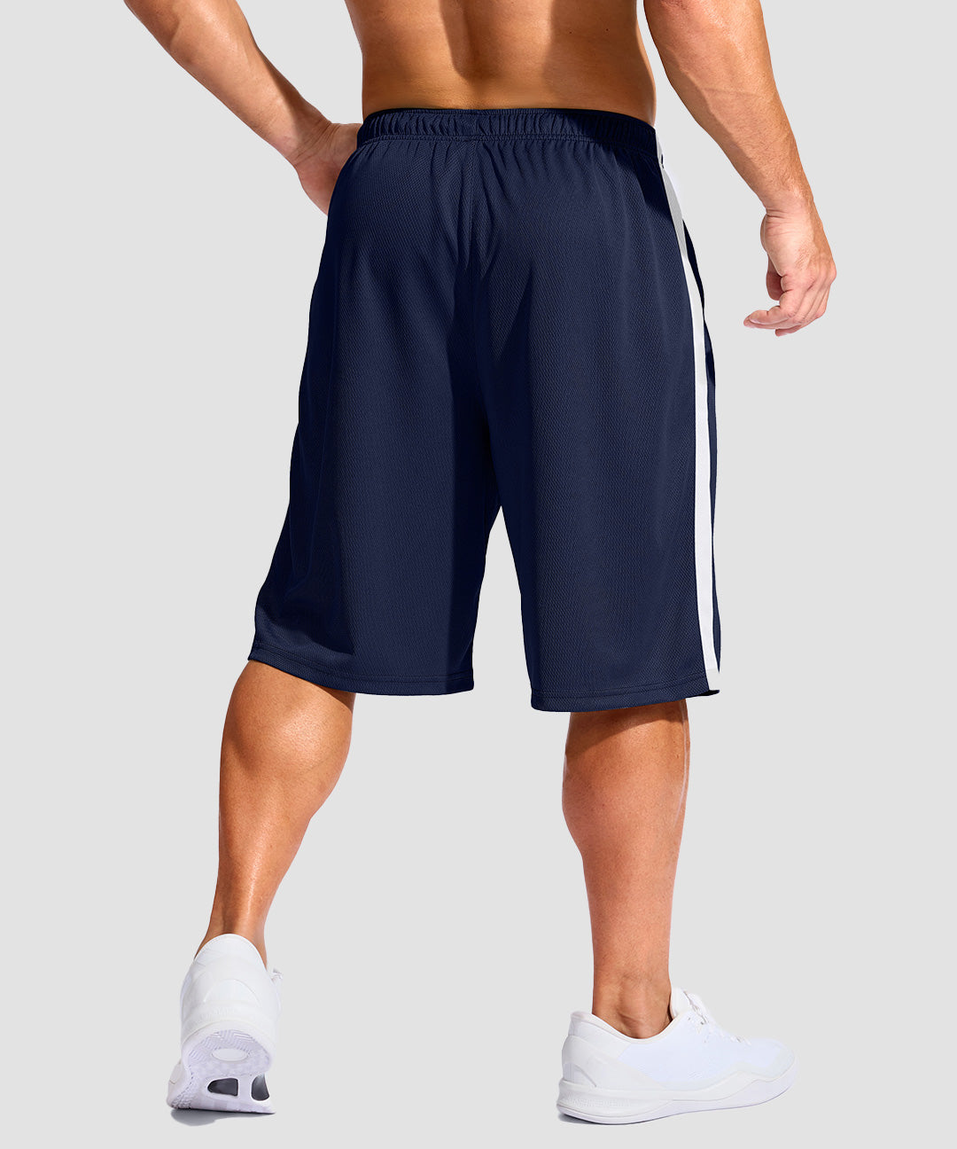 Mesh Contrast Drawstring Short 11'' - Image 21
