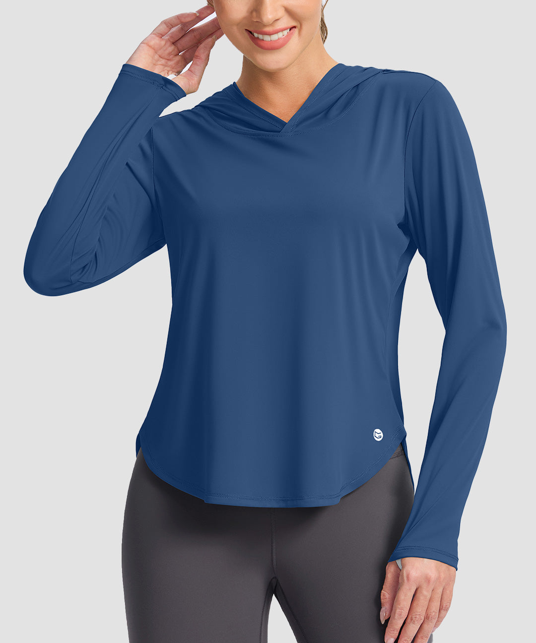 UV Protection Crew Neck Hoodie - Image 26