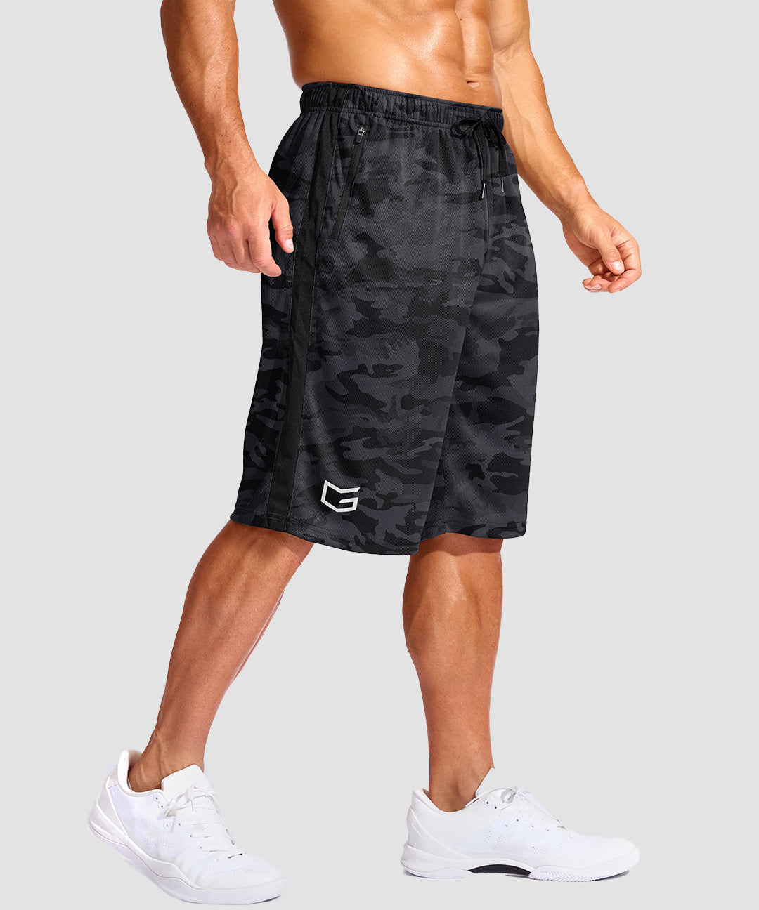 Mesh Contrast Drawstring Short 11'' - Image 6