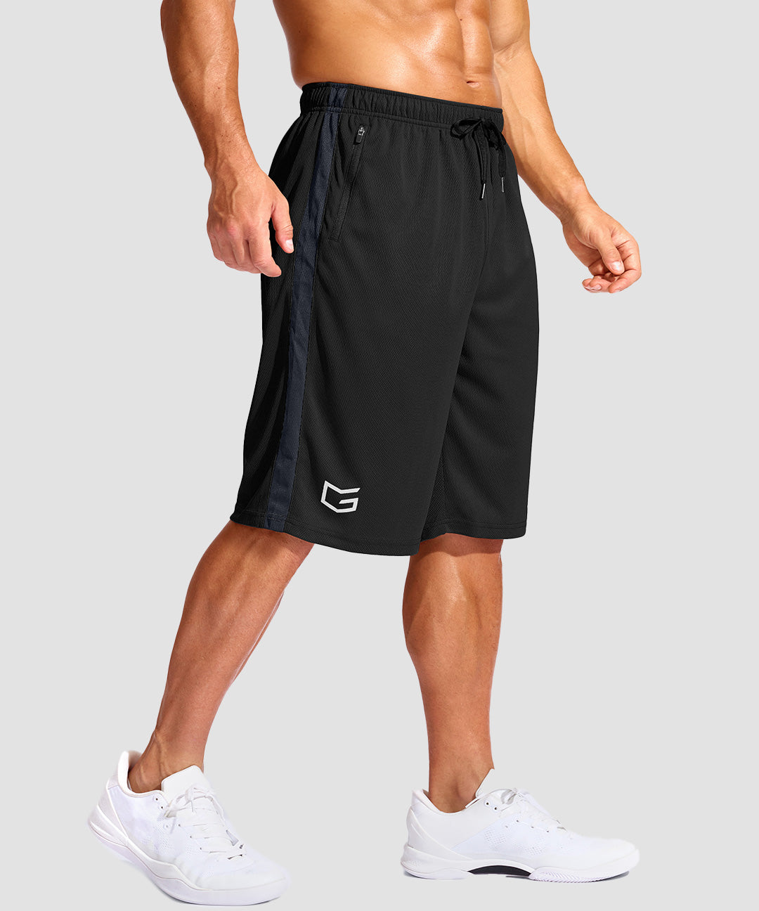 Mesh Contrast Drawstring Short 11'' - Image 14