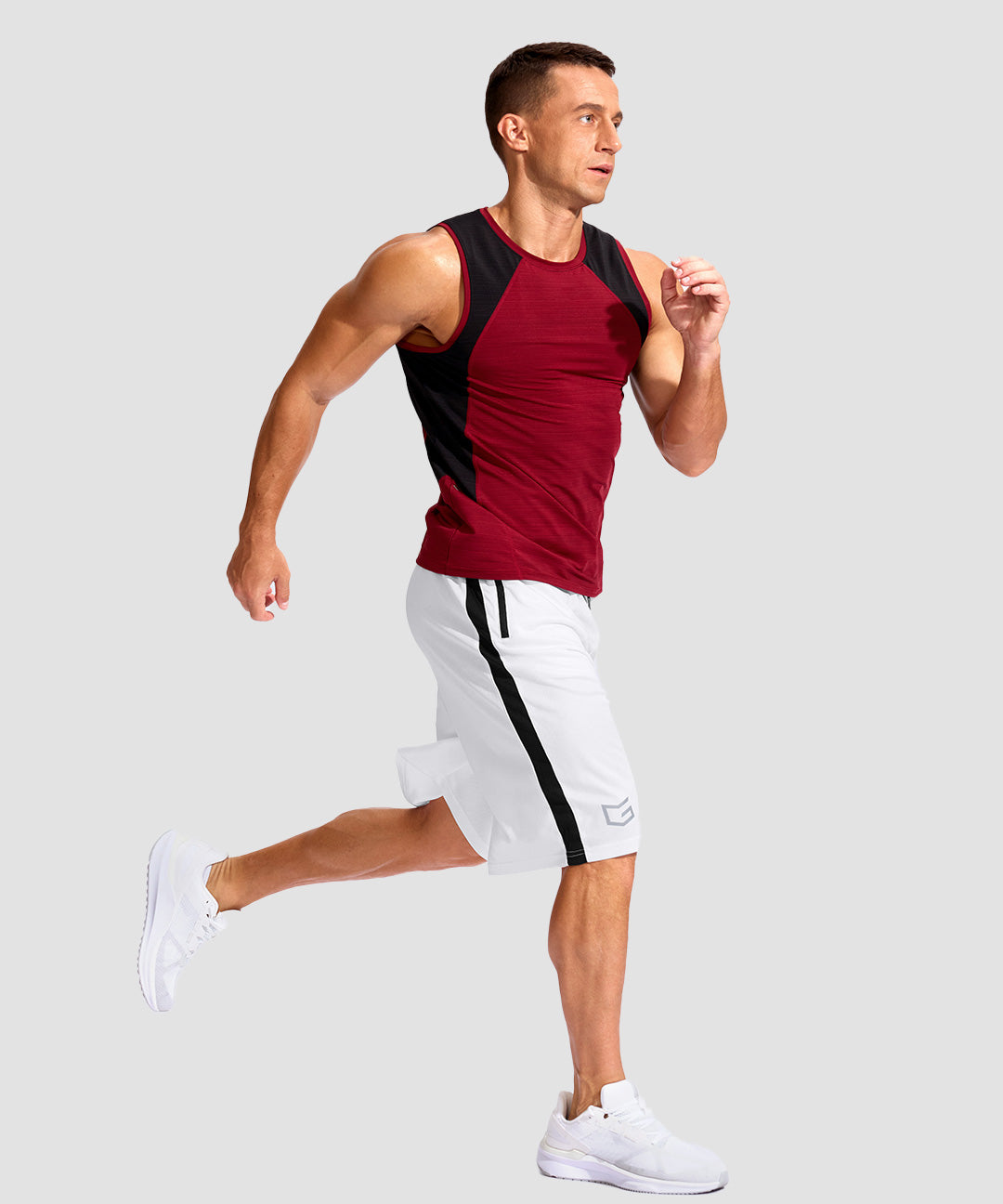 Mesh Contrast Drawstring Short 11'' - Image 28