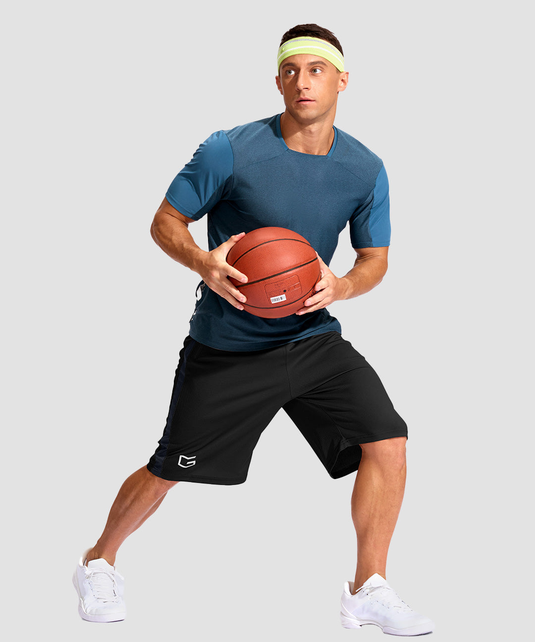 Mesh Contrast Drawstring Short 11'' - Image 16