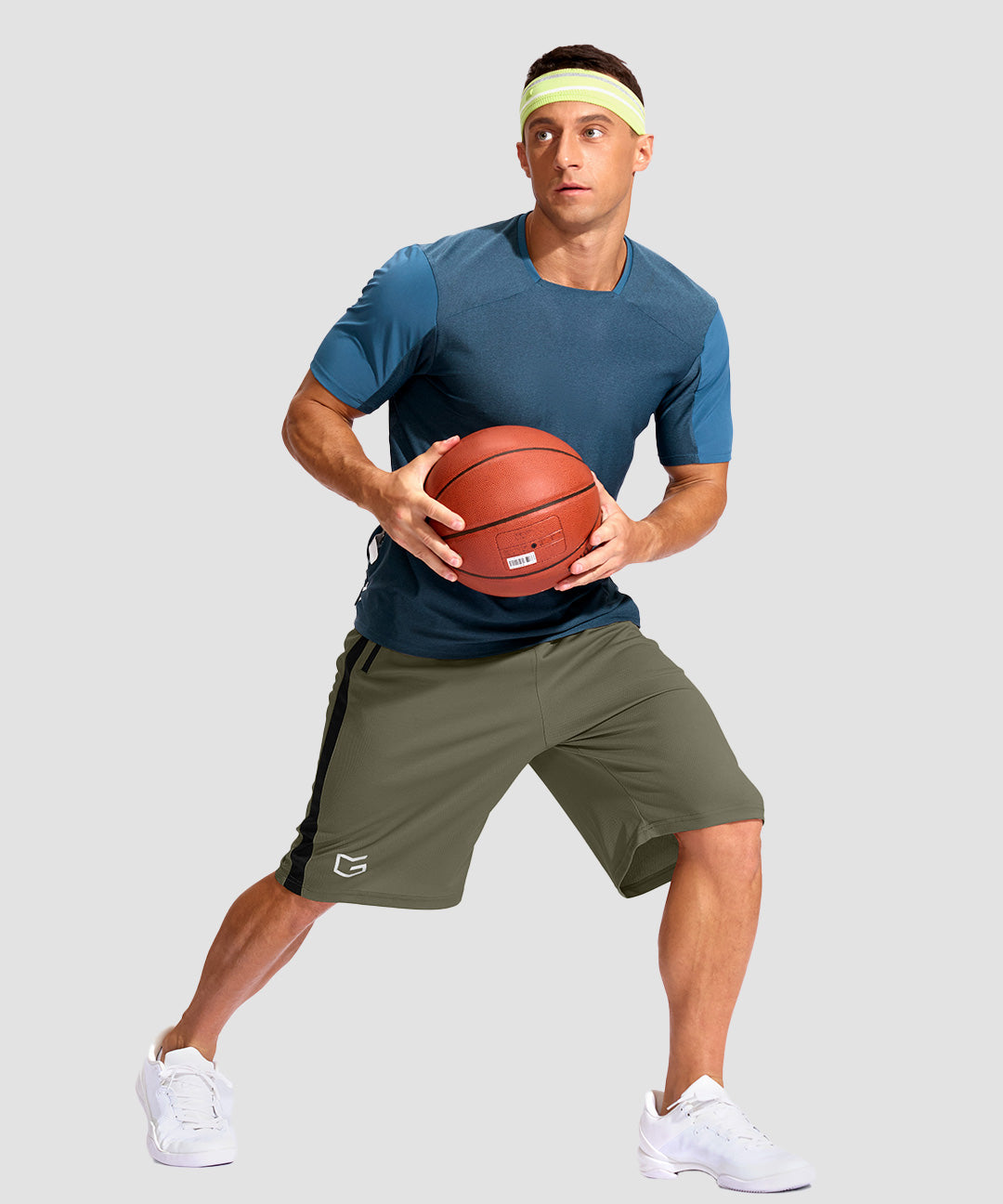Mesh Contrast Drawstring Short 11'' - Image 12