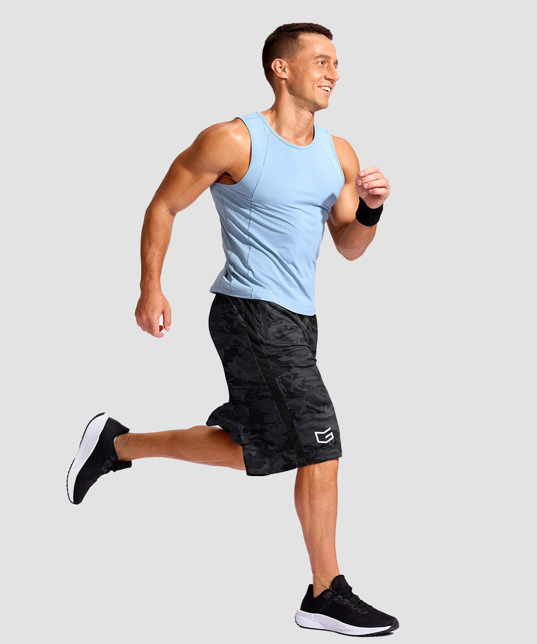 Mesh Contrast Drawstring Short 11'' - Image 8