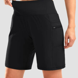 Flat High Waist Bermuda Short 9''