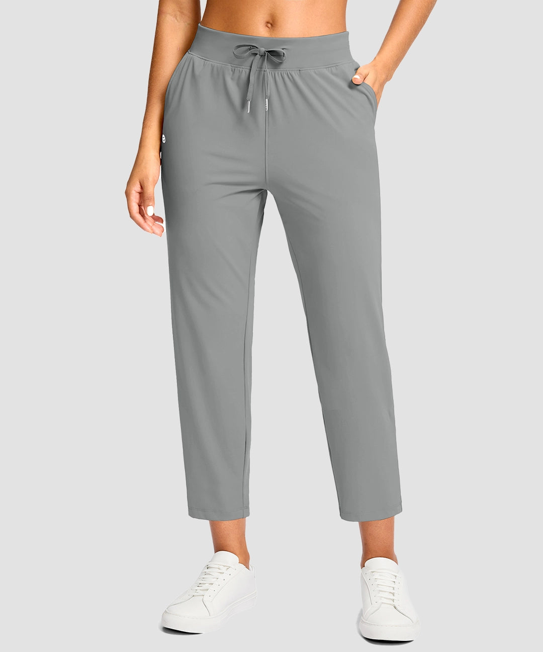 Drawstring With Pockets Ankle Pant - Image 17