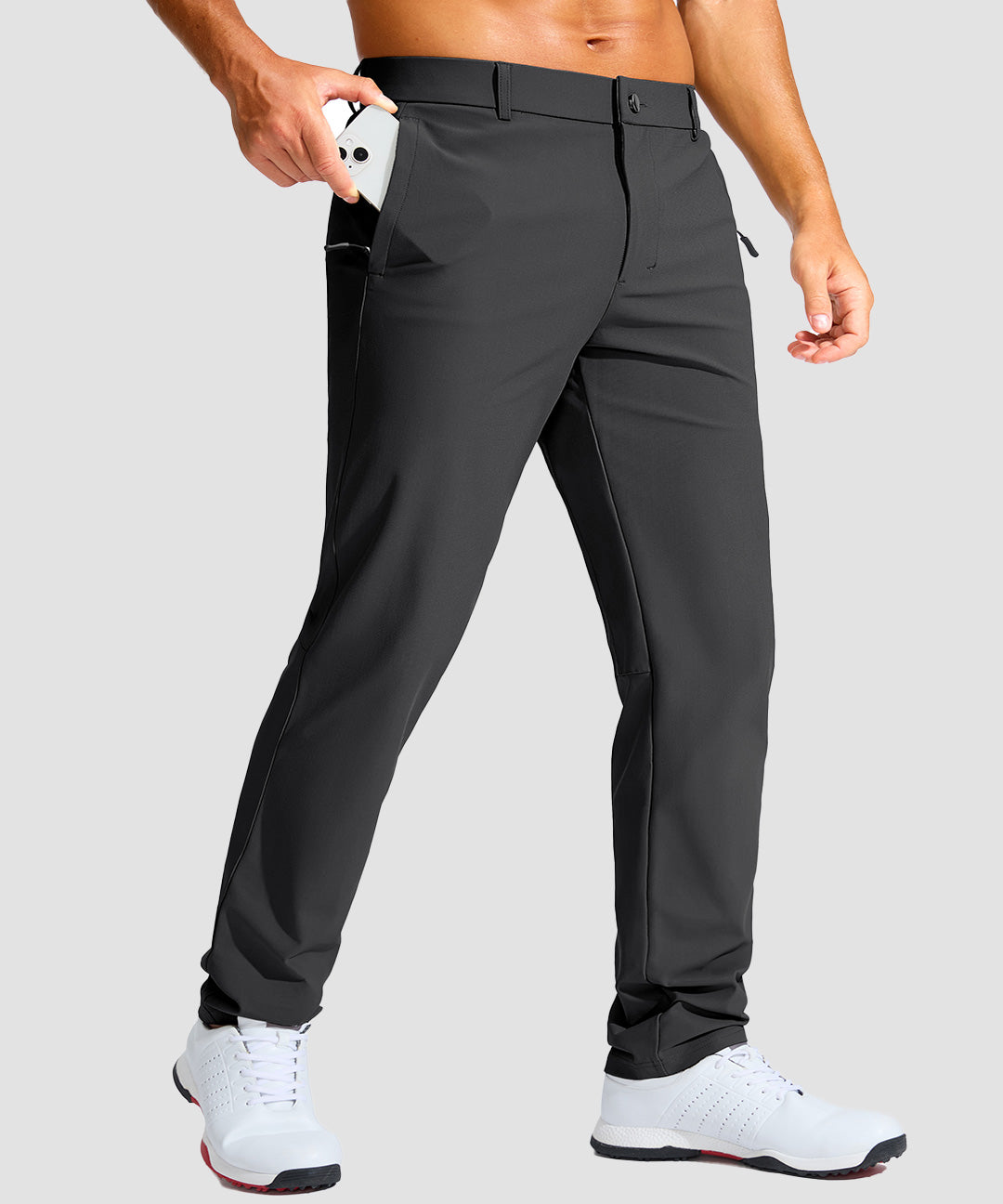 Button-up Zip Pocket Slim Fit Pant - Image 2