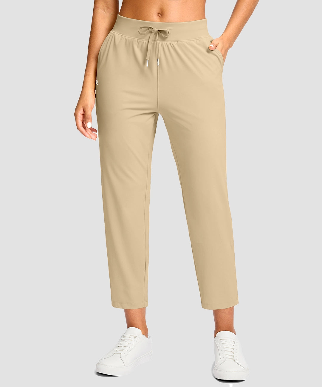 Drawstring With Pockets Ankle Pant - Image 26