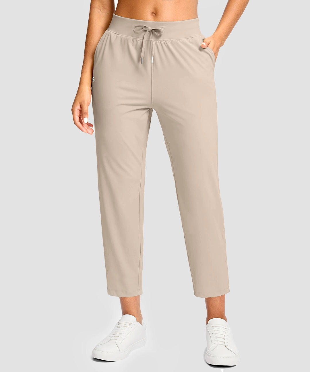 Drawstring With Pockets Ankle Pant - Image 30
