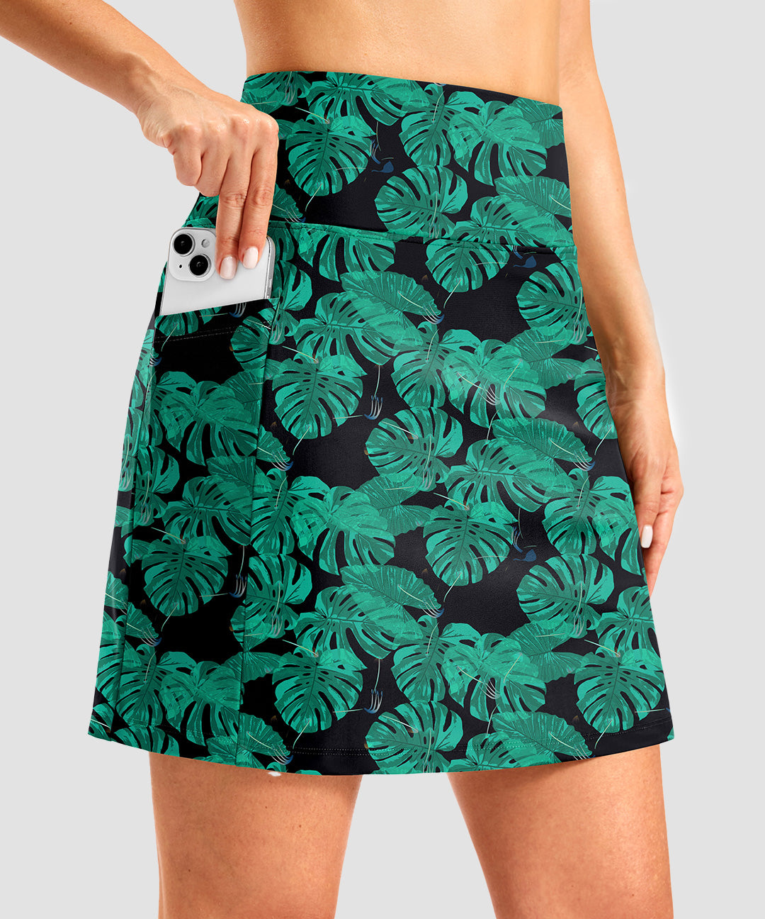 High Waist Lined Swim Skirt - Image 28