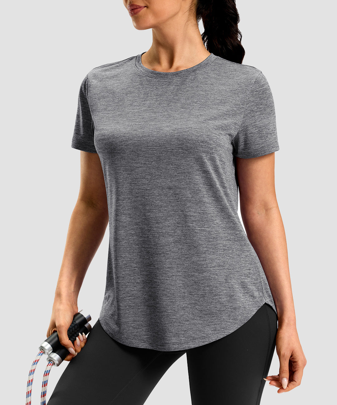 Lightweight Curved Hem Short Sleeve - Image 9