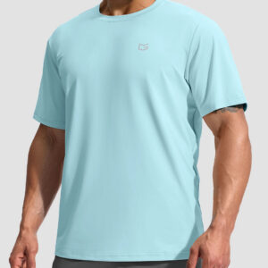 UV Protection Solid Color Short Sleeve