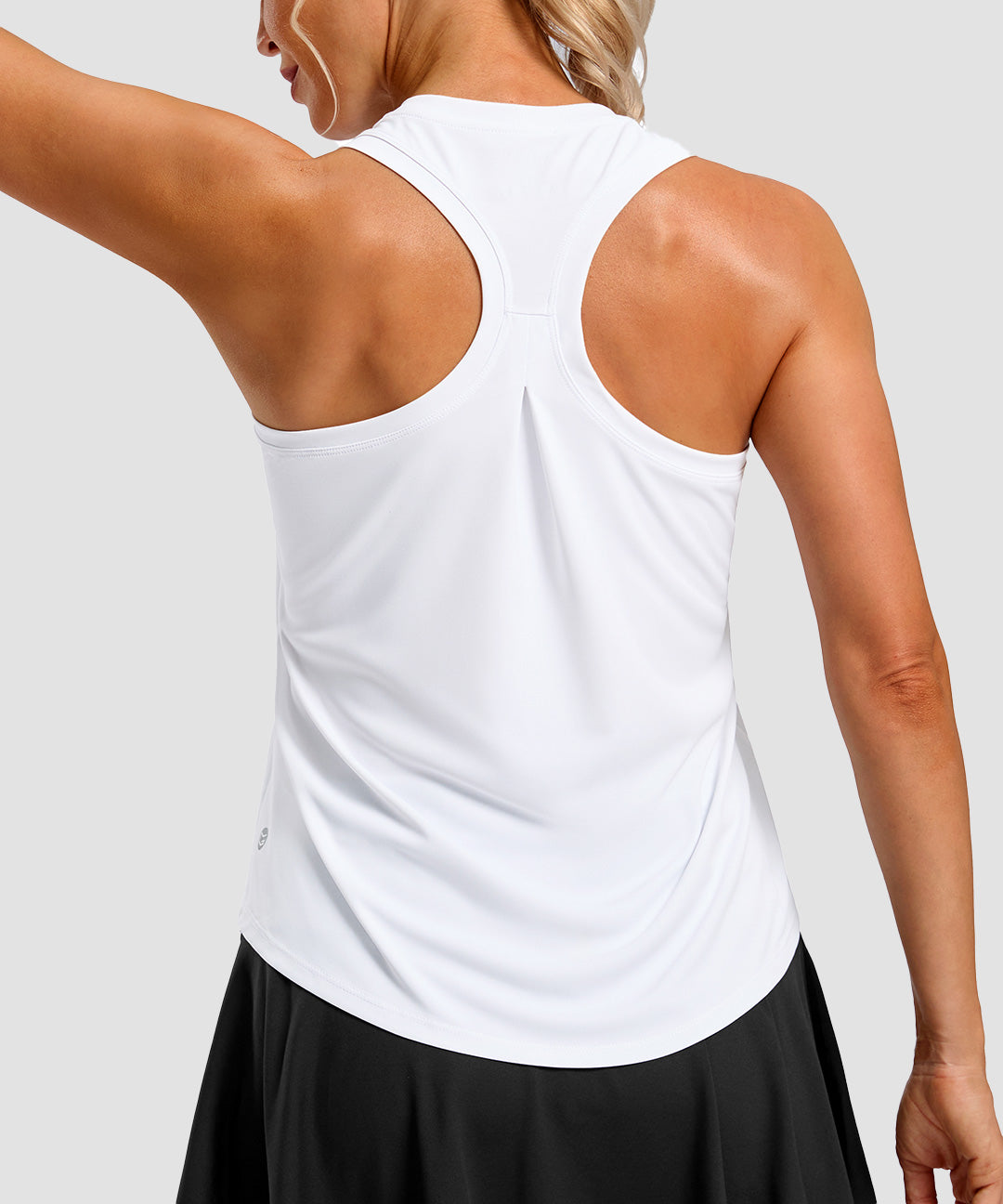 Pleated Racerback Tank Top - Image 5