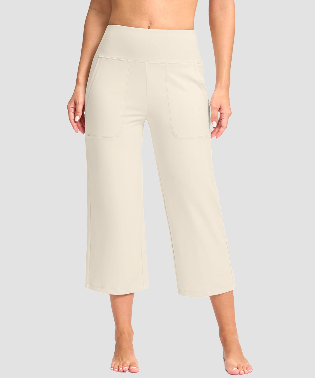 High Waist Wide Leg Capri - Image 20
