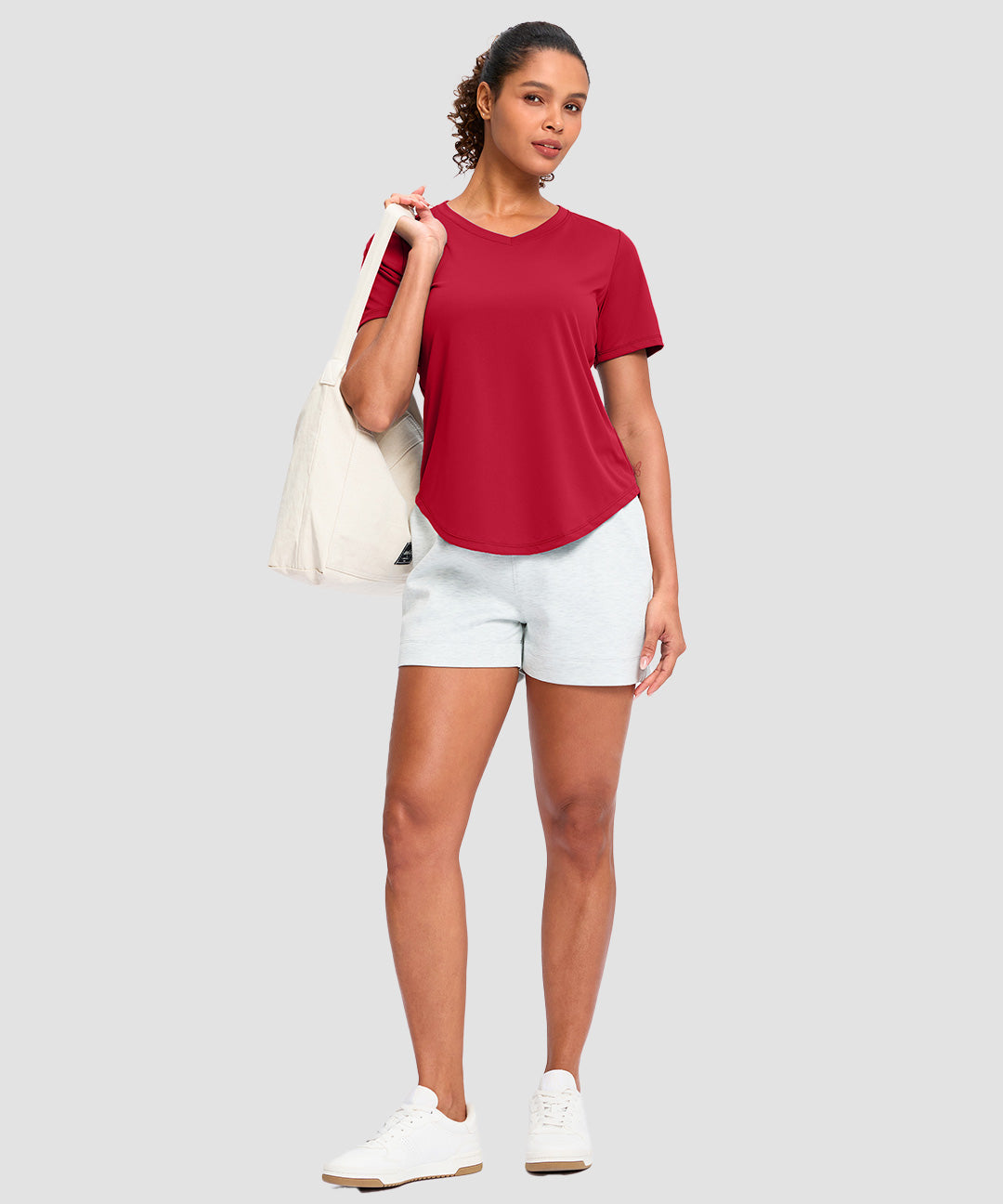 UV Protection V Neck Short Sleeve - Image 12