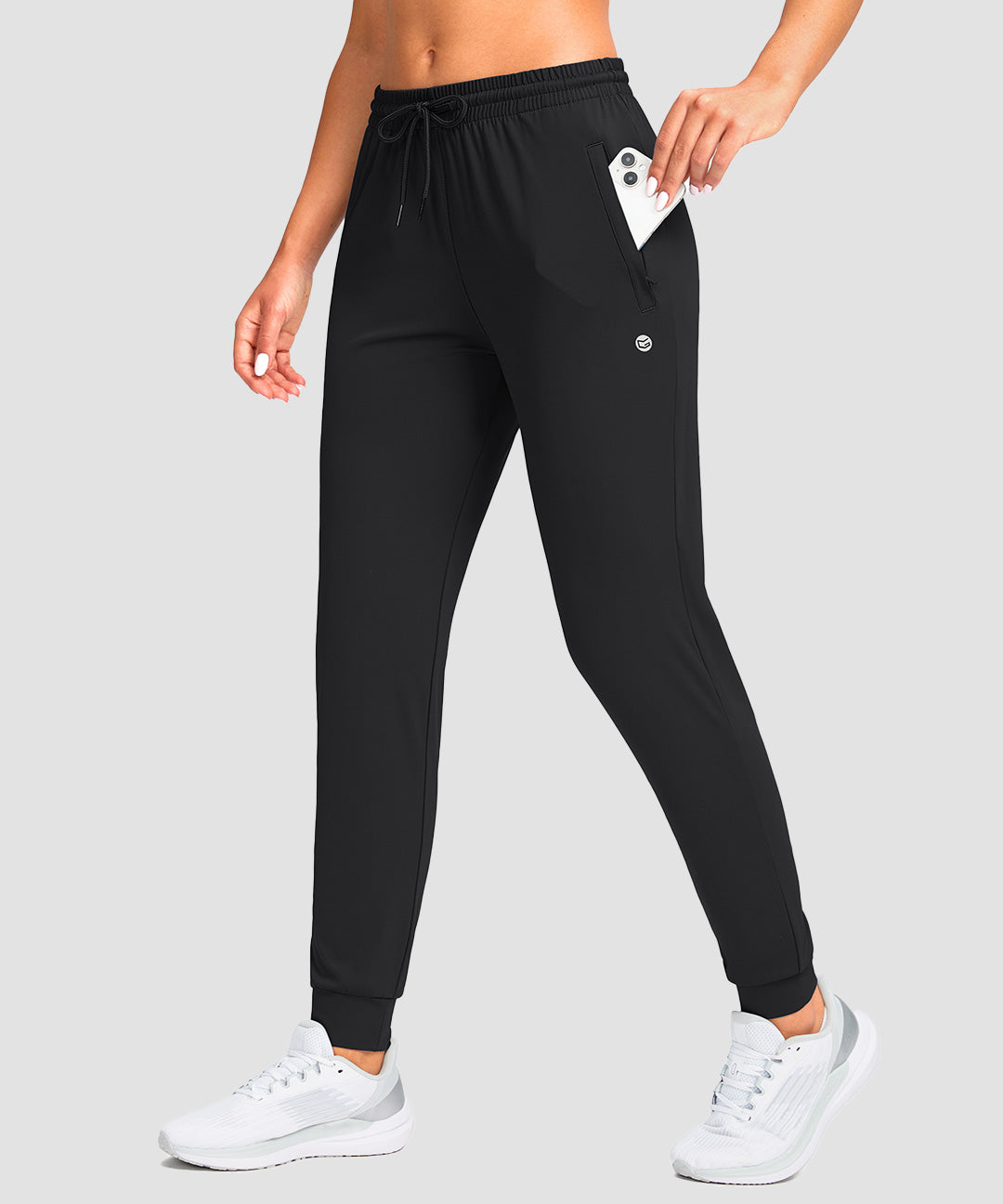 Elastic Waist Zip Pockets Jogger - Image 7