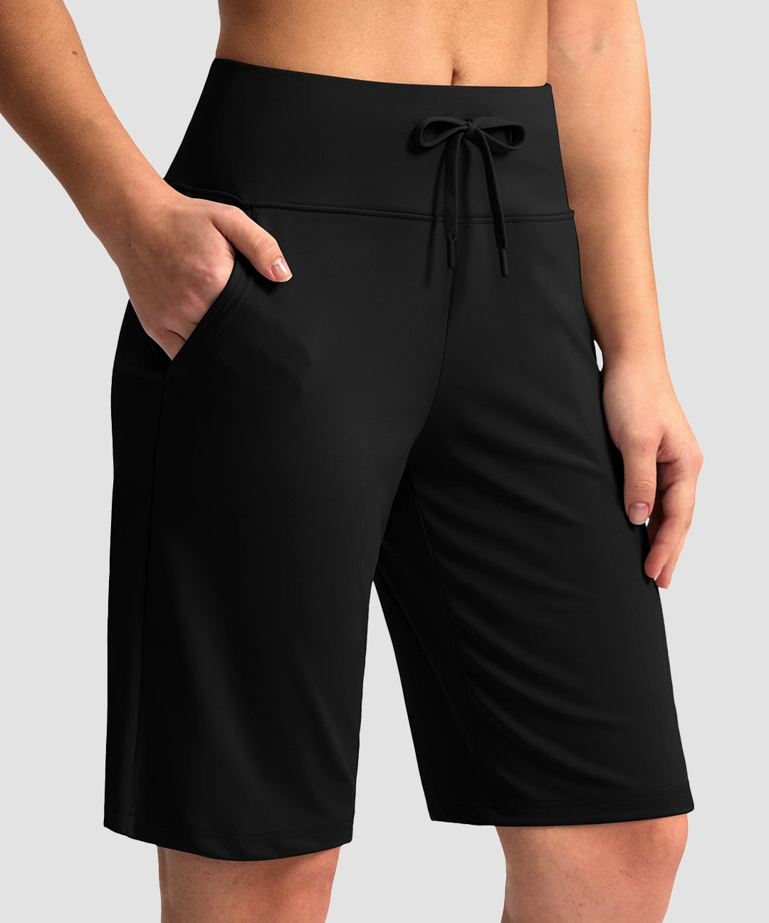 Drawstring Stretchy Bermuda Short 11'' - Image 4
