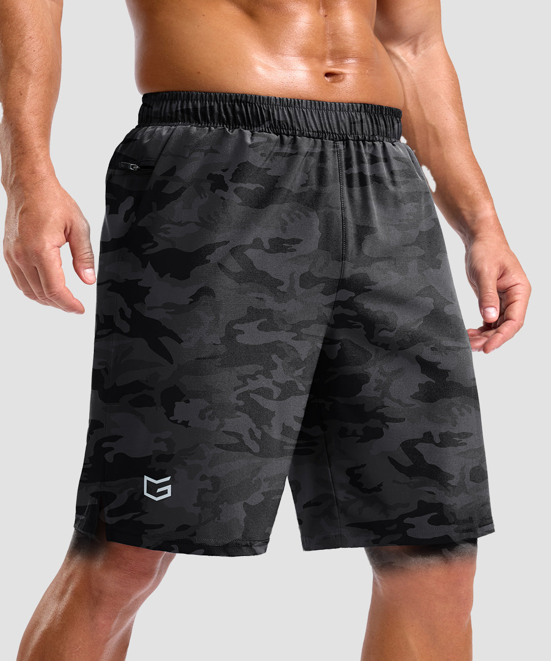 Elastic Waist Split Hem Short 5''/7''/9'' - Image 29
