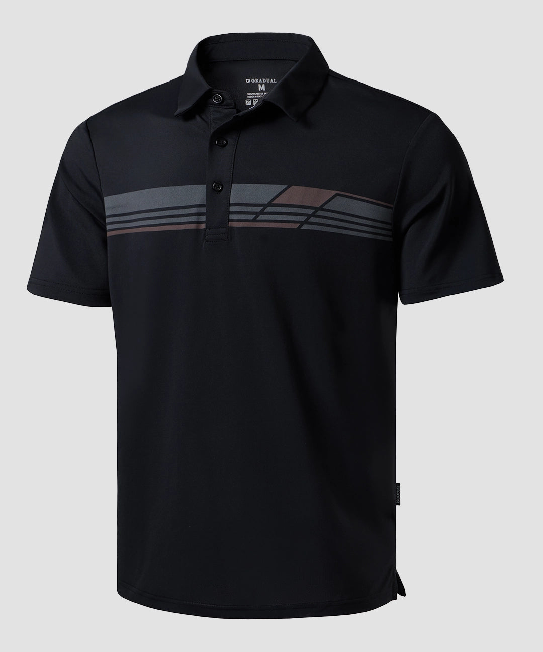 Line Print Dry Fit Golf Polo - Image 11