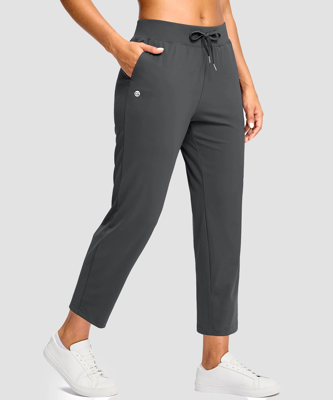 Drawstring With Pockets Ankle Pant - Image 9