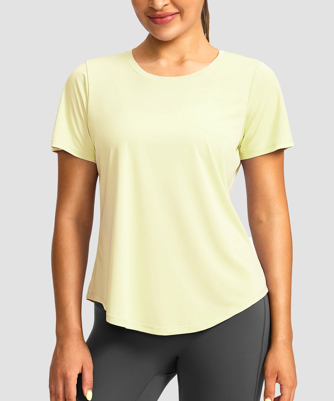 Crew Neck Curved-Hem Sun Tee - Image 29