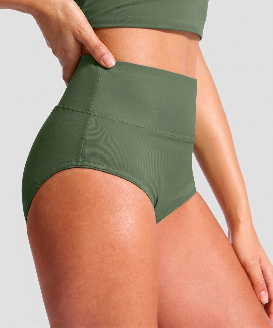High Waist Bikini Bottoms - Image 4