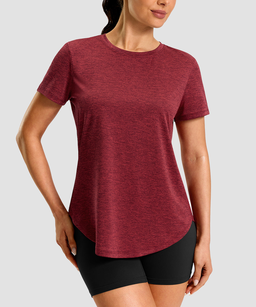 Lightweight Curved Hem Short Sleeve - Image 25