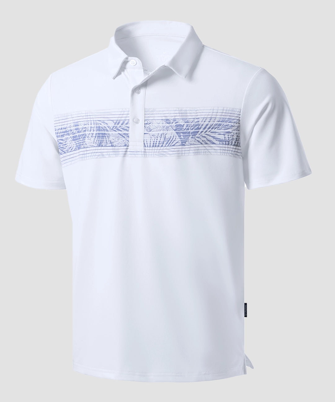 Line Print Dry Fit Golf Polo - Image 3