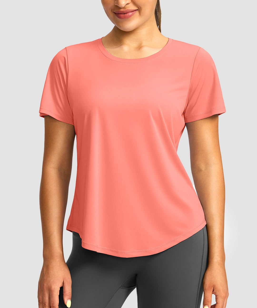 Crew Neck Curved-Hem Sun Tee - Image 21