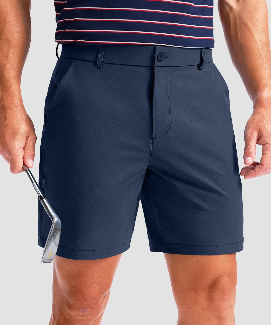 Mid-Rise Dry Fit Golf Shorts 7''/9''/11''