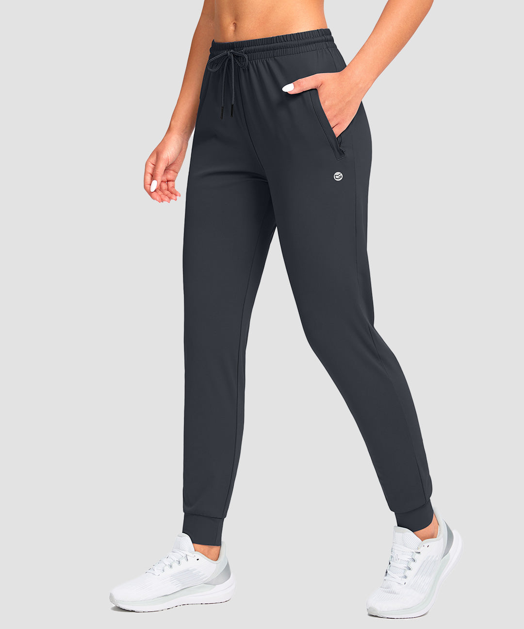 Elastic Waist Zip Pockets Jogger - Image 26