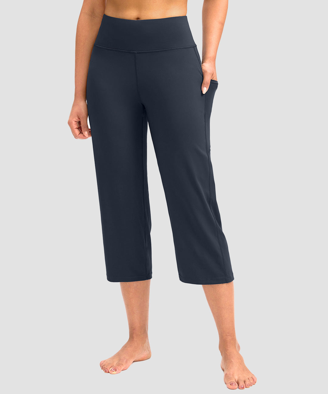High Waist Straight Capri - Image 6