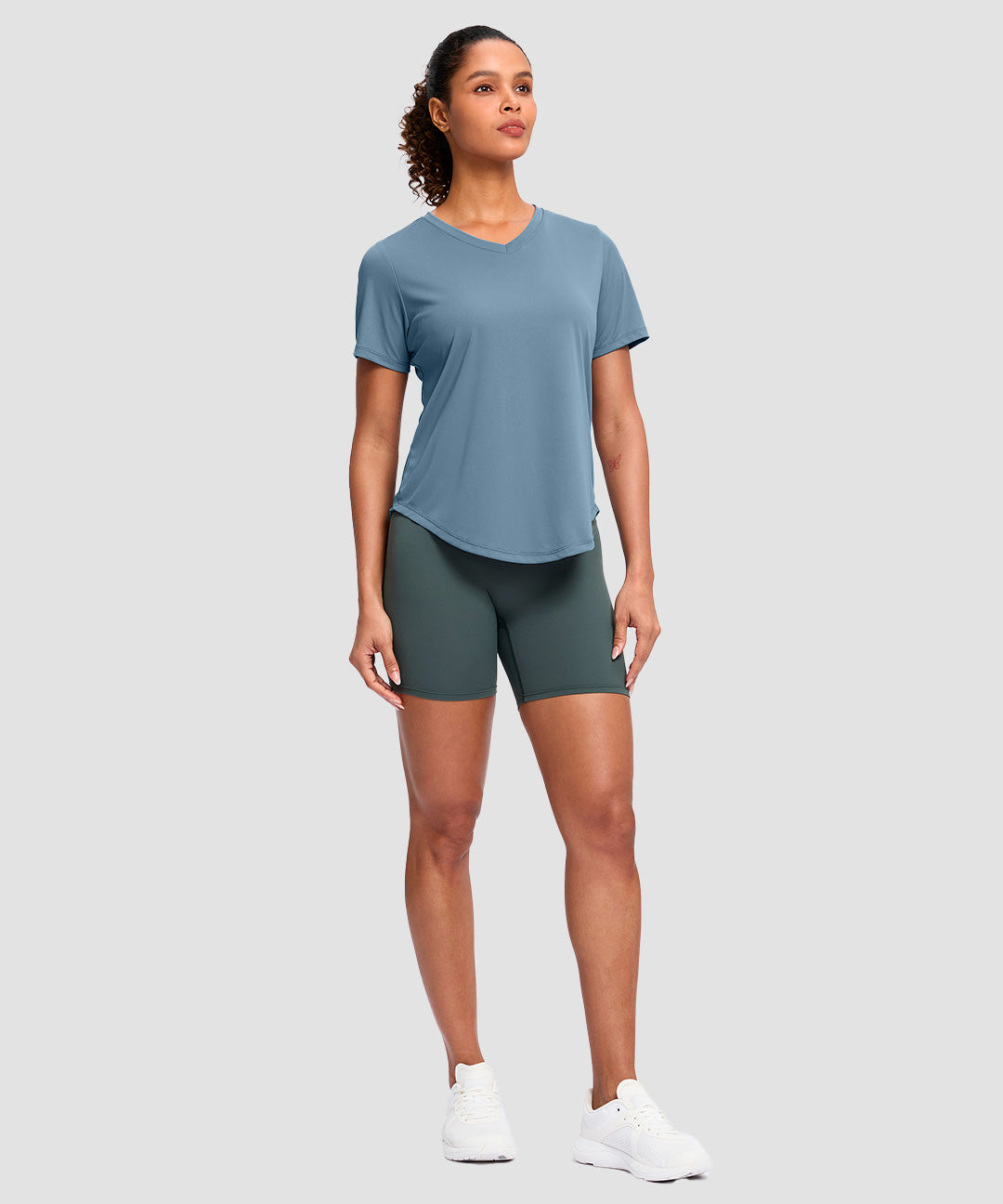 UV Protection V Neck Short Sleeve - Image 6