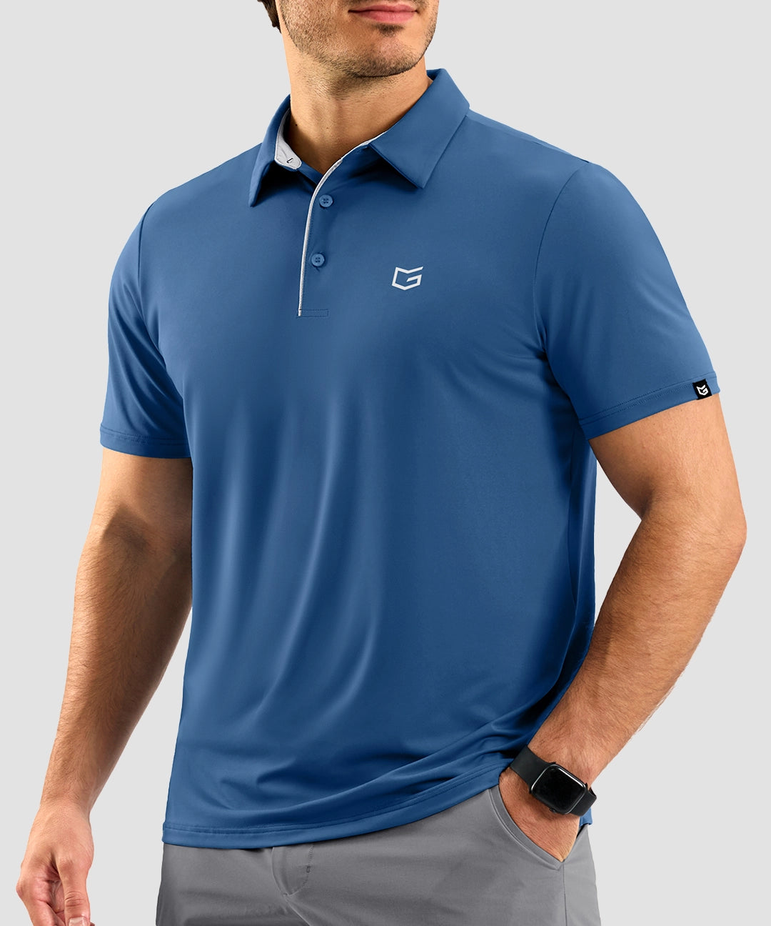 Contrast Collar Dry Fit Golf Polo - Image 25