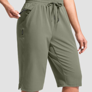 UV Protection Zip Pocket Knee Short 13''