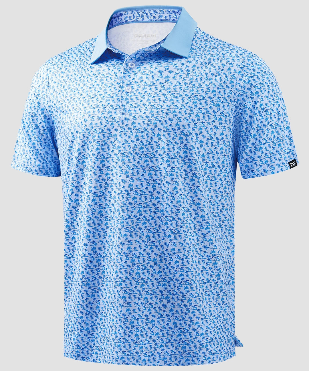 Sun Protection Printed Golf Polo - Image 27