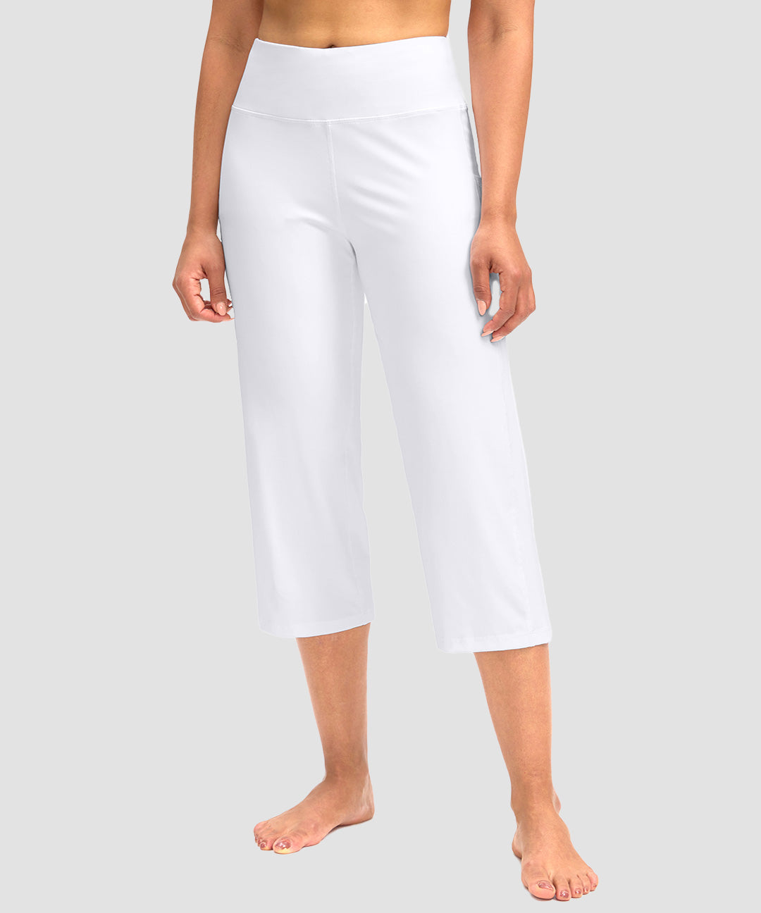 High Waist Straight Capri - Image 9