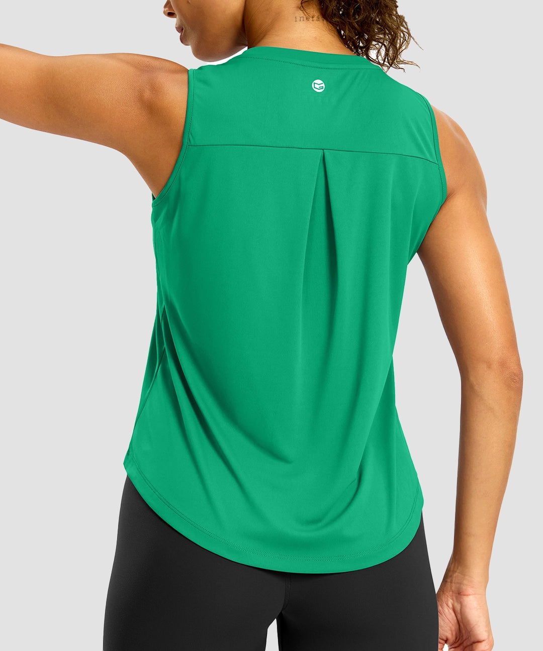 Crew Neck Workout Tank Top - Image 25