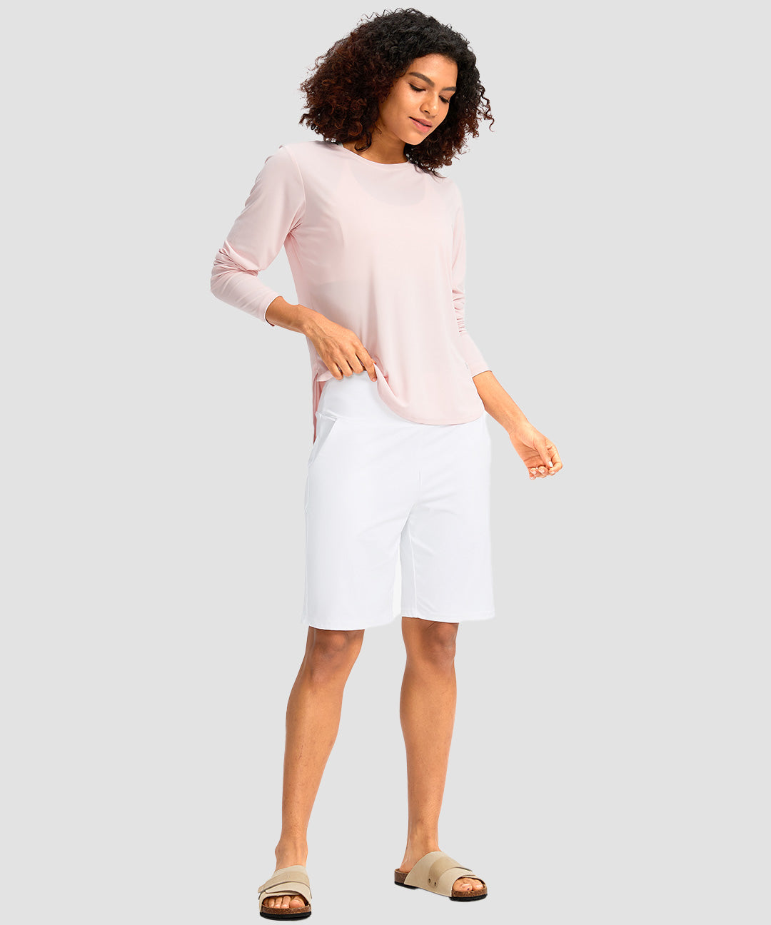 Elastic Waist Bermuda Shorts 5''/7''/9'' - Image 25