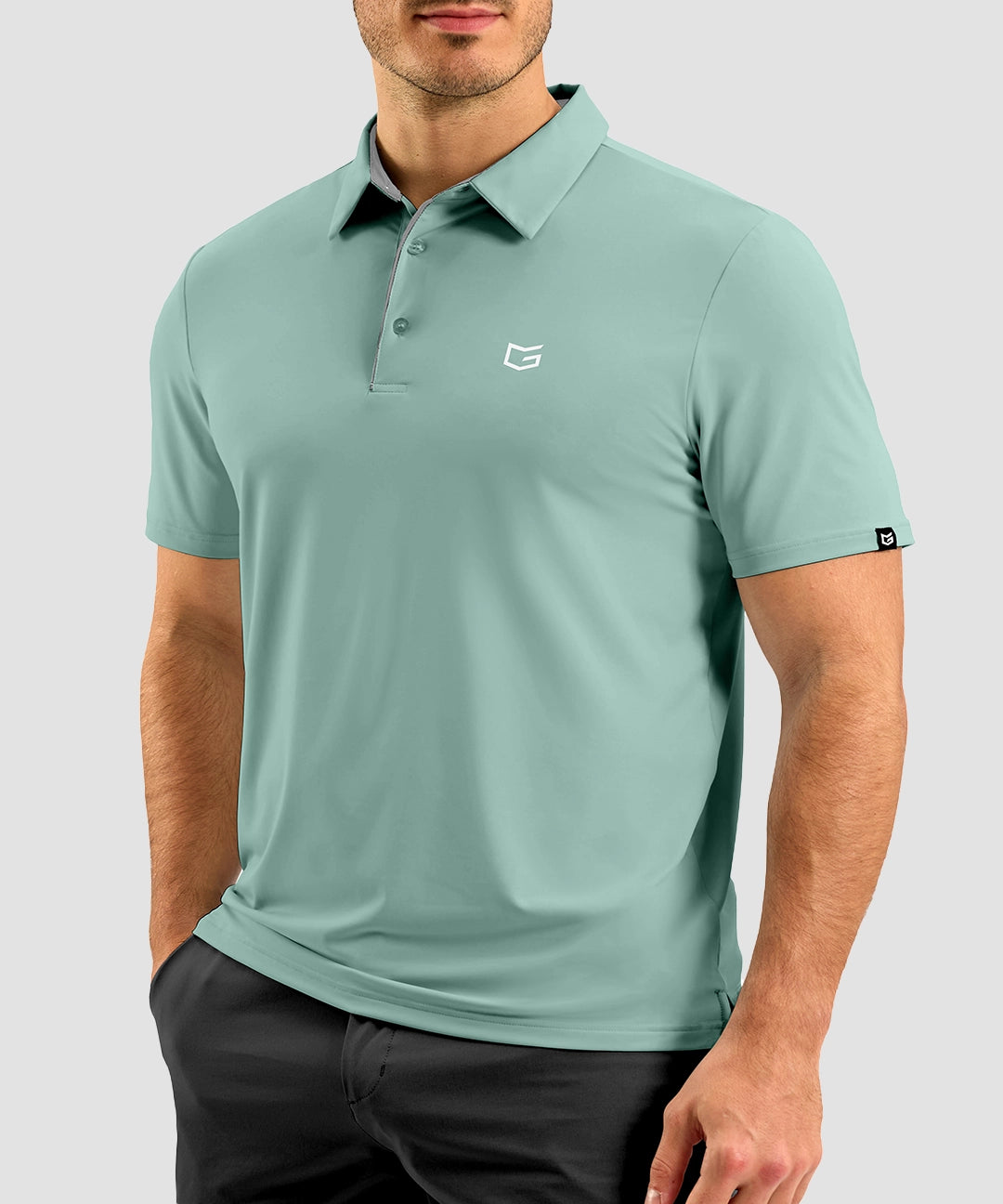 Contrast Collar Dry Fit Golf Polo - Image 17