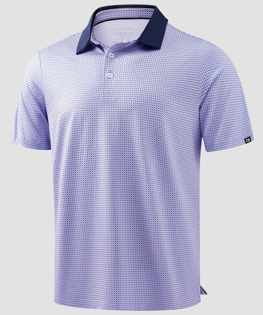 Sun Protection Printed Golf Polo - Image 19