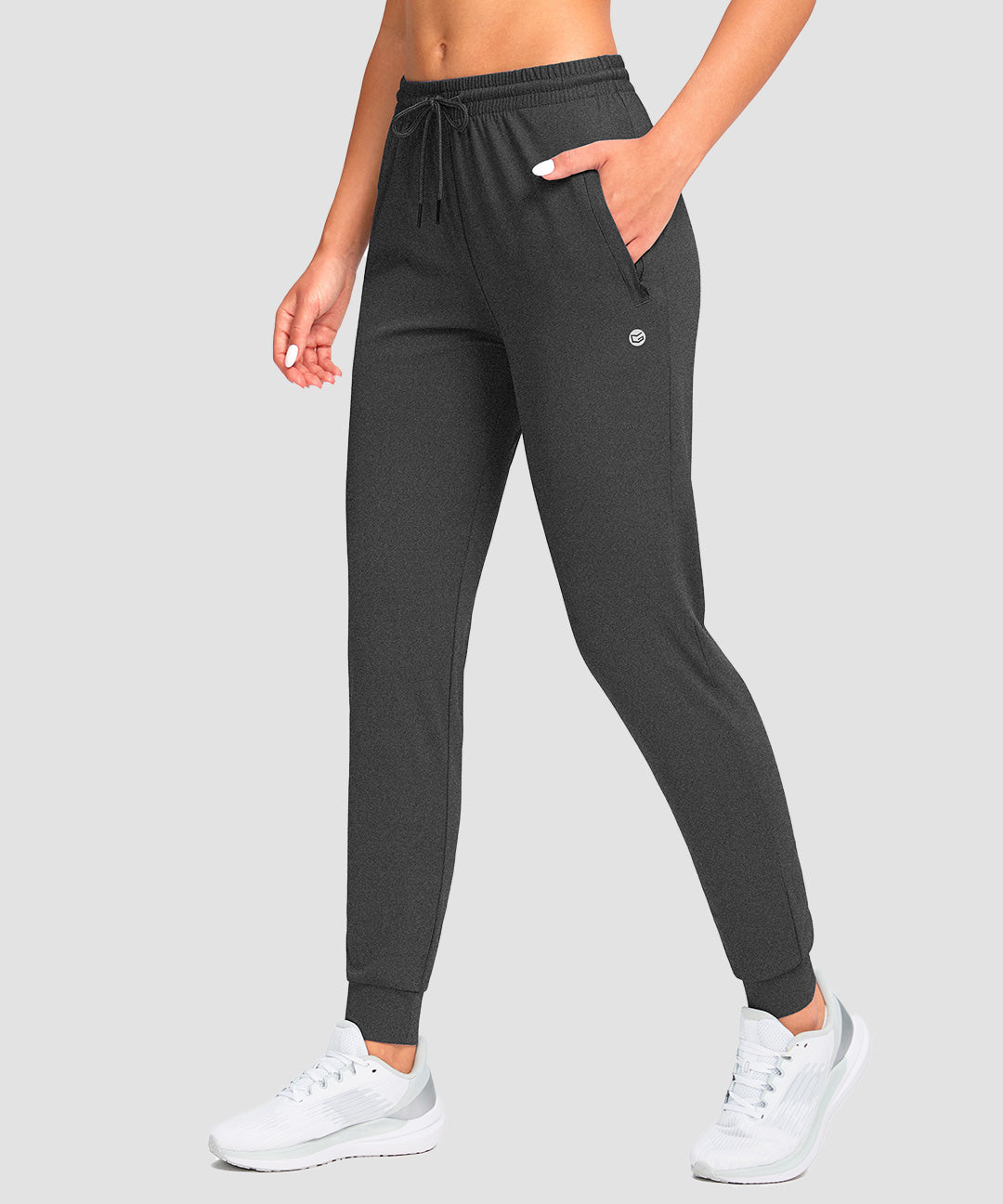 Elastic Waist Zip Pockets Jogger - Image 22