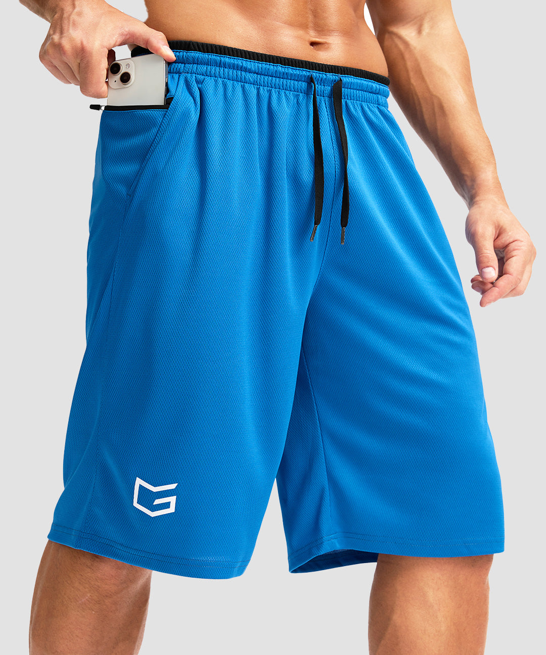 Mesh Zip Pocket Basketball Short 9''/11'' - Image 7