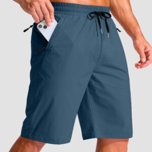 Drawstring With 3 Pockets Swim Short 11''