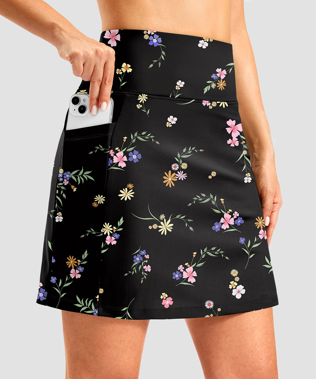 High Waist Lined Swim Skirt - Image 25