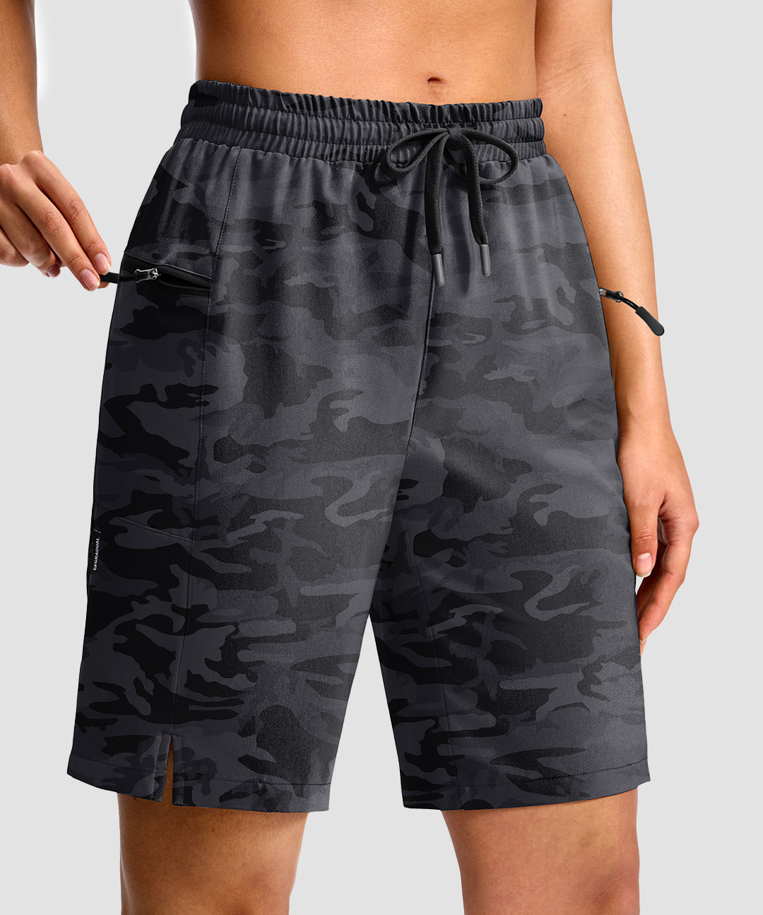 Drawstring Zipper Pokets Bermuda Short 9'' - Image 29
