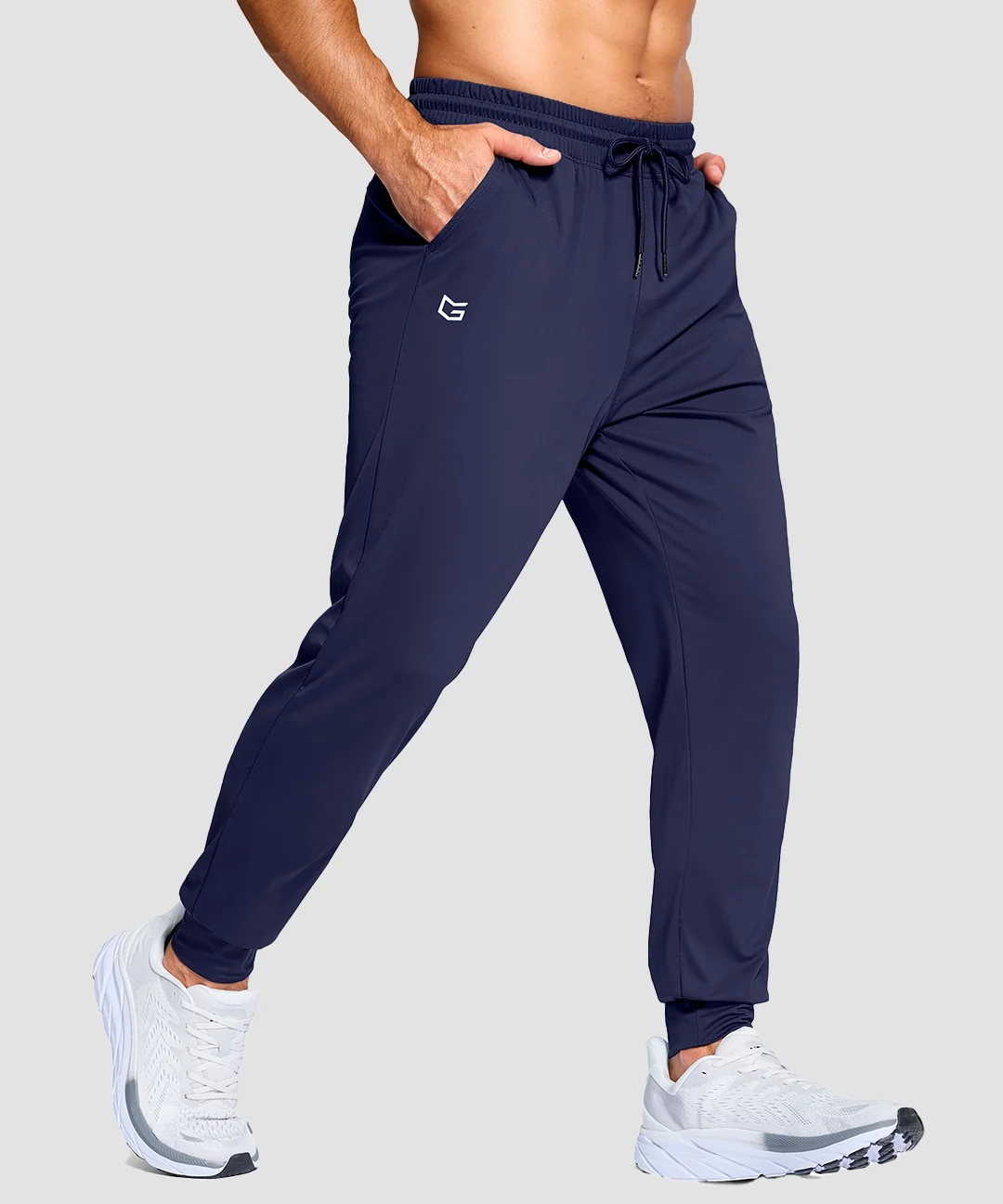 Mid-rise With Pockets Stretchy Joggers