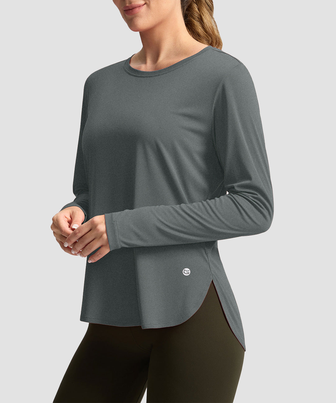 UV Protection Side Slit Long Sleeve - Image 23