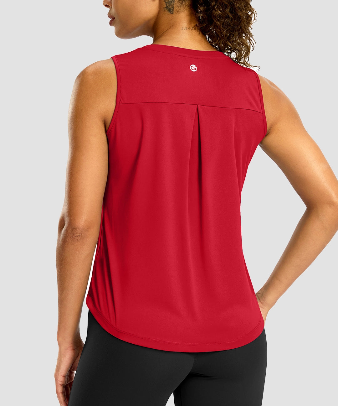 Crew Neck Workout Tank Top - Image 21